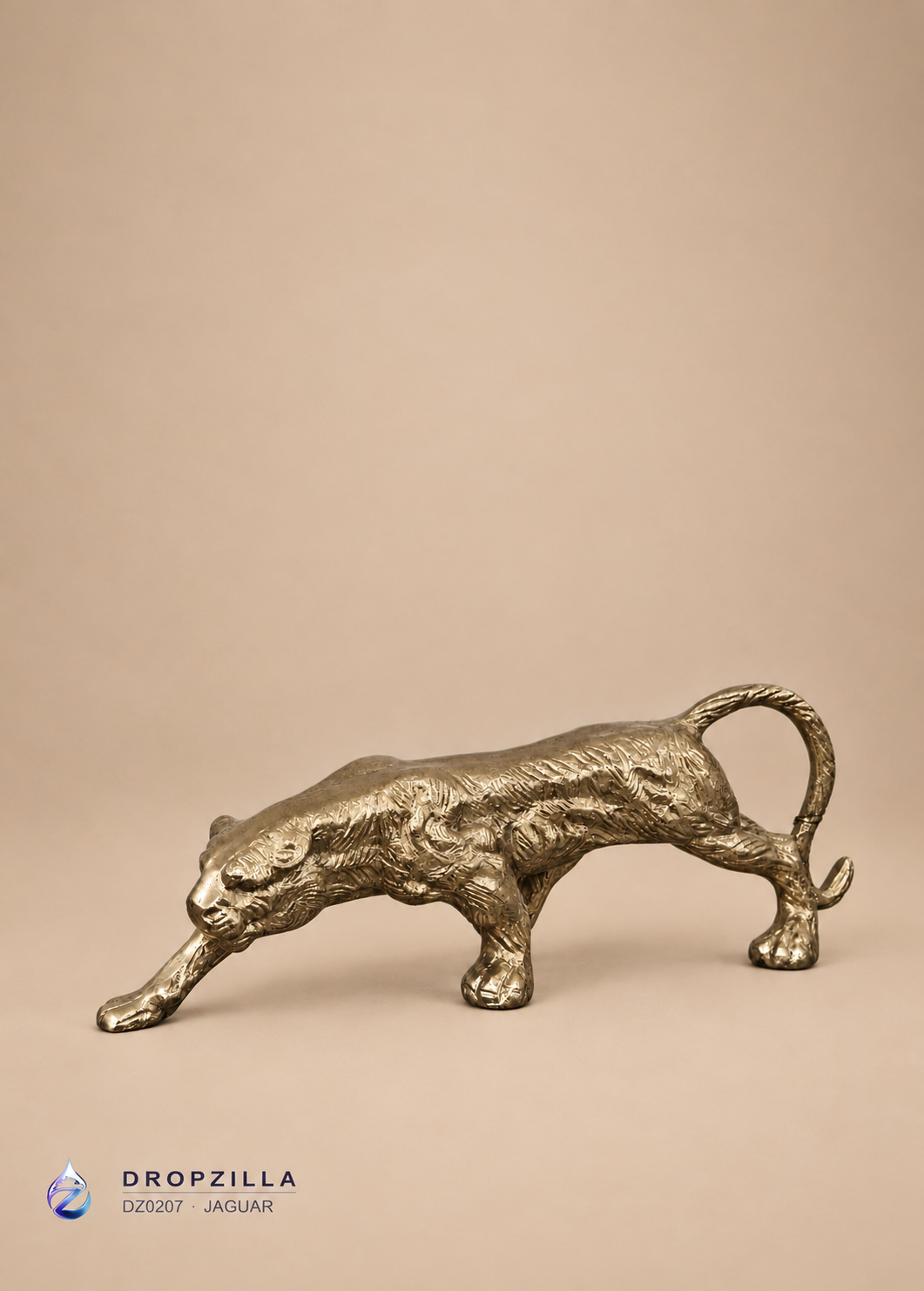 Jaguar — Home Decor — Cast aluminium with a polished gold finish — Dropzilla